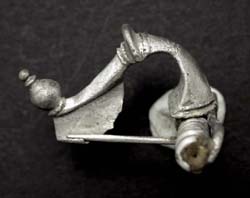Brooch, Kraftig Profilierte Silver Brooch, ca. 1st Cent. AD